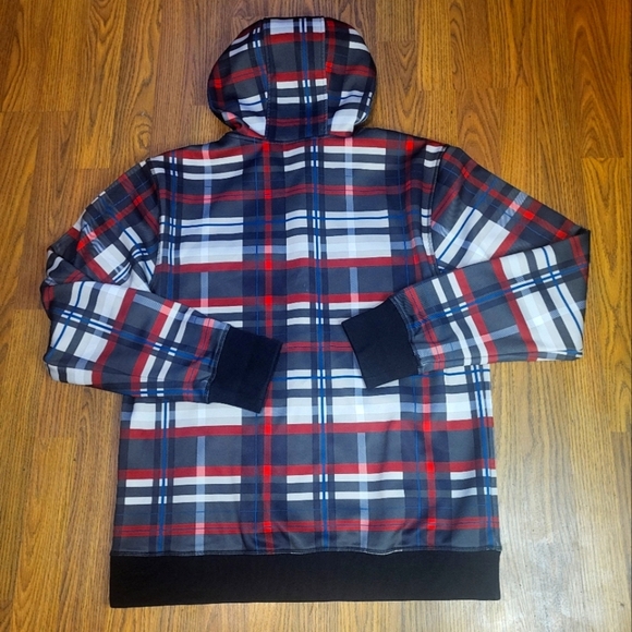 Men’s Large Firefly Striped Hoodie – Soft, Comfortable Fabric 100% Polyester A88 - Picture 7 of 9